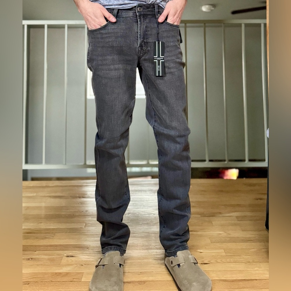 Liverpool Men's Gray Wash Jeans Brand New with Tags 30x32